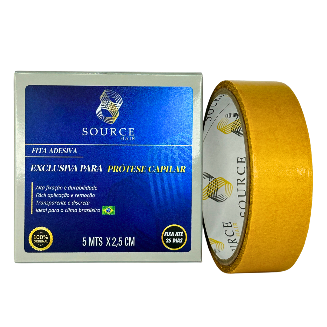 Fita Adesiva 5mtrs para Prótese Capilar - Source Hair